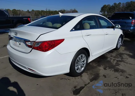 2011 Hyundai Sonata Gls from USA, damaged, VIN 5NPEB4AC3BH048842